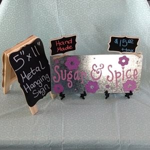 5"x11" Hand made sign